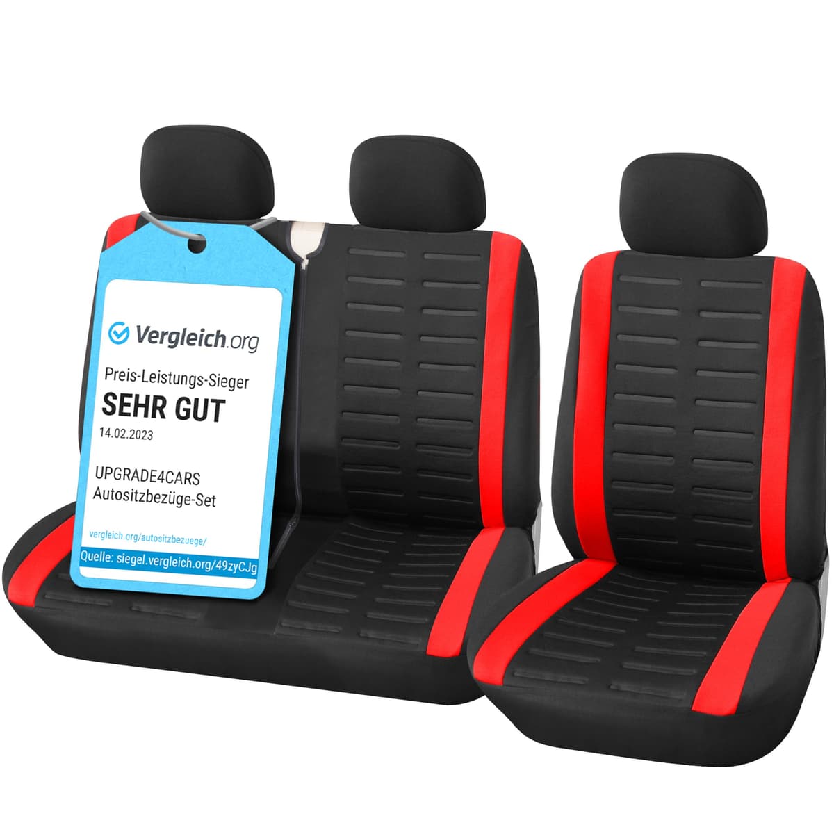 Upgrade4cars Fundas Asientos Delanteros Coche Universales Negro | Cubre Universal | Protector de Asiento Delantero para Conductor y Copiloto | Accesorios Interior Decoracion — view 30