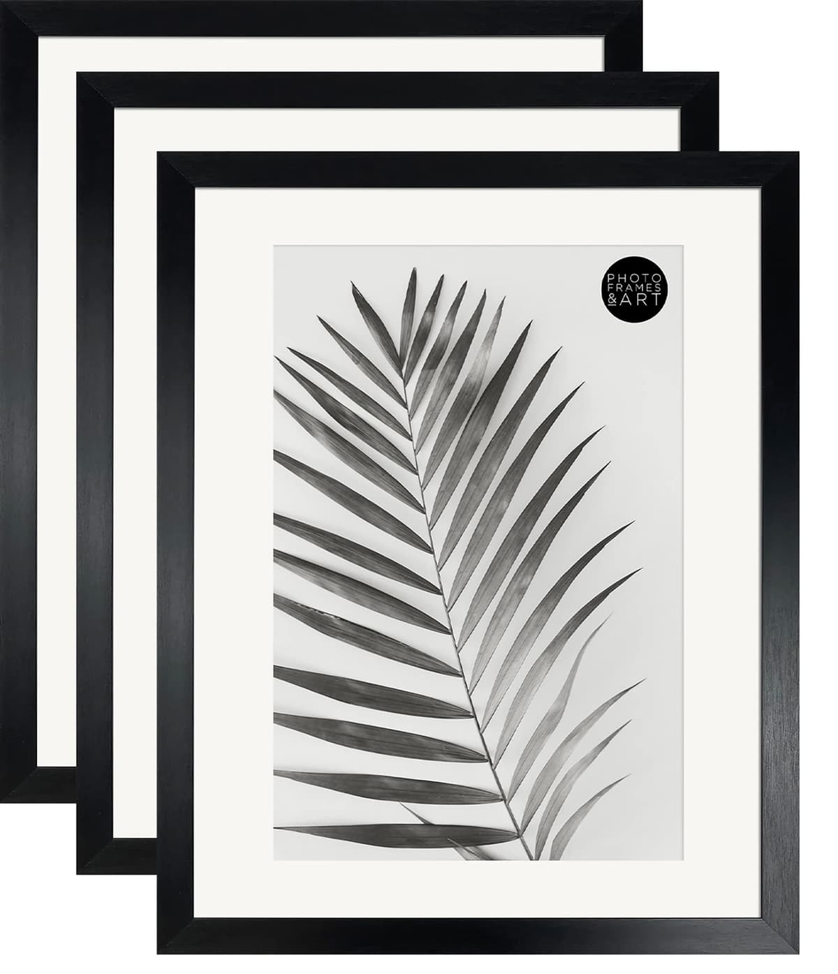pf+a REAL GLASS A3 Black Frame Glass - PREMIUM A3 Picture Frame Black - Oxford A3 Print Portrait and Landscape Display — view 27