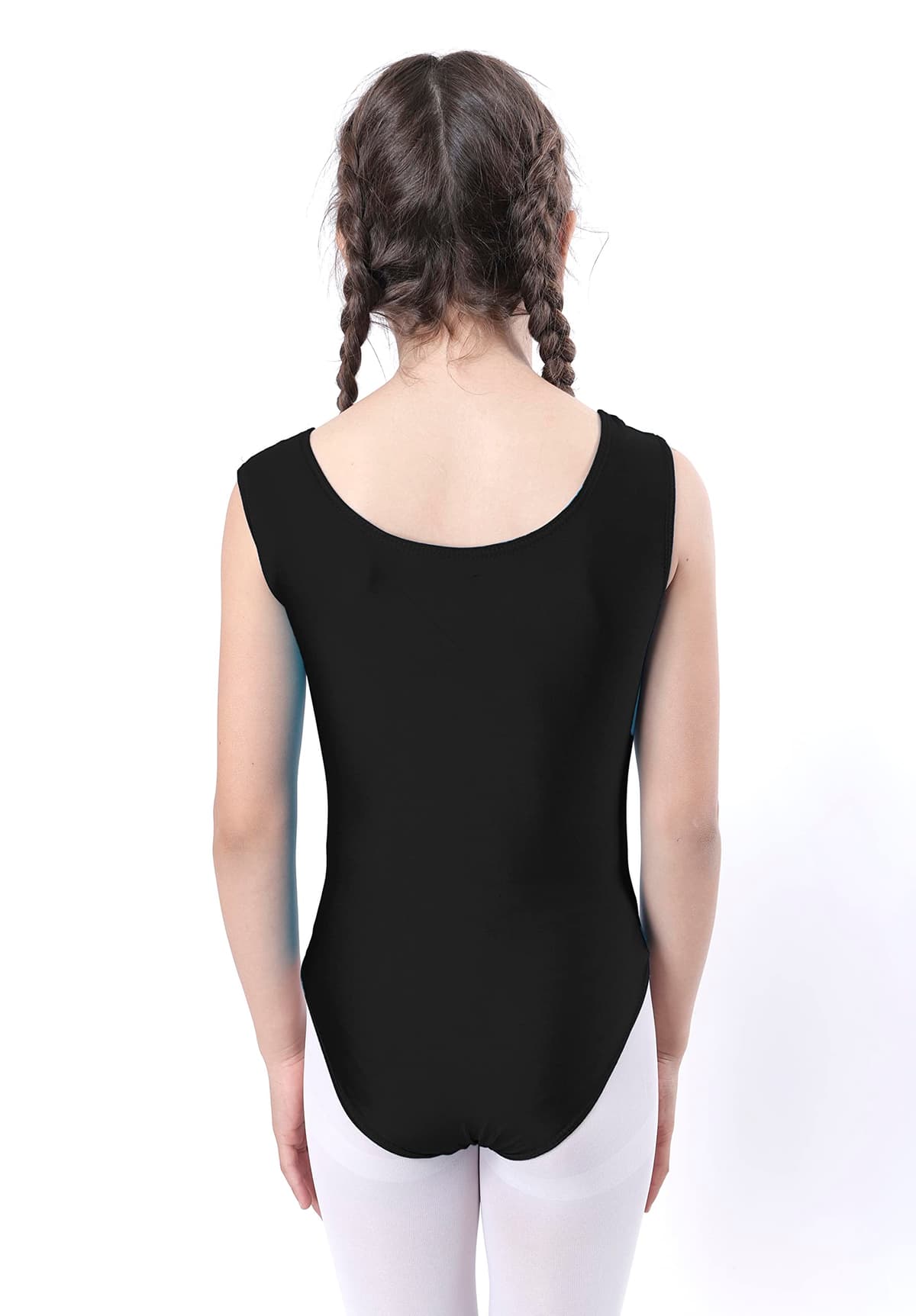 Carnavalife Maillot Ballet Danza Niñas sin Mangas, Maillot Baillot de Cuello Redondo para Gimnasia Baile Fiesta — view 3