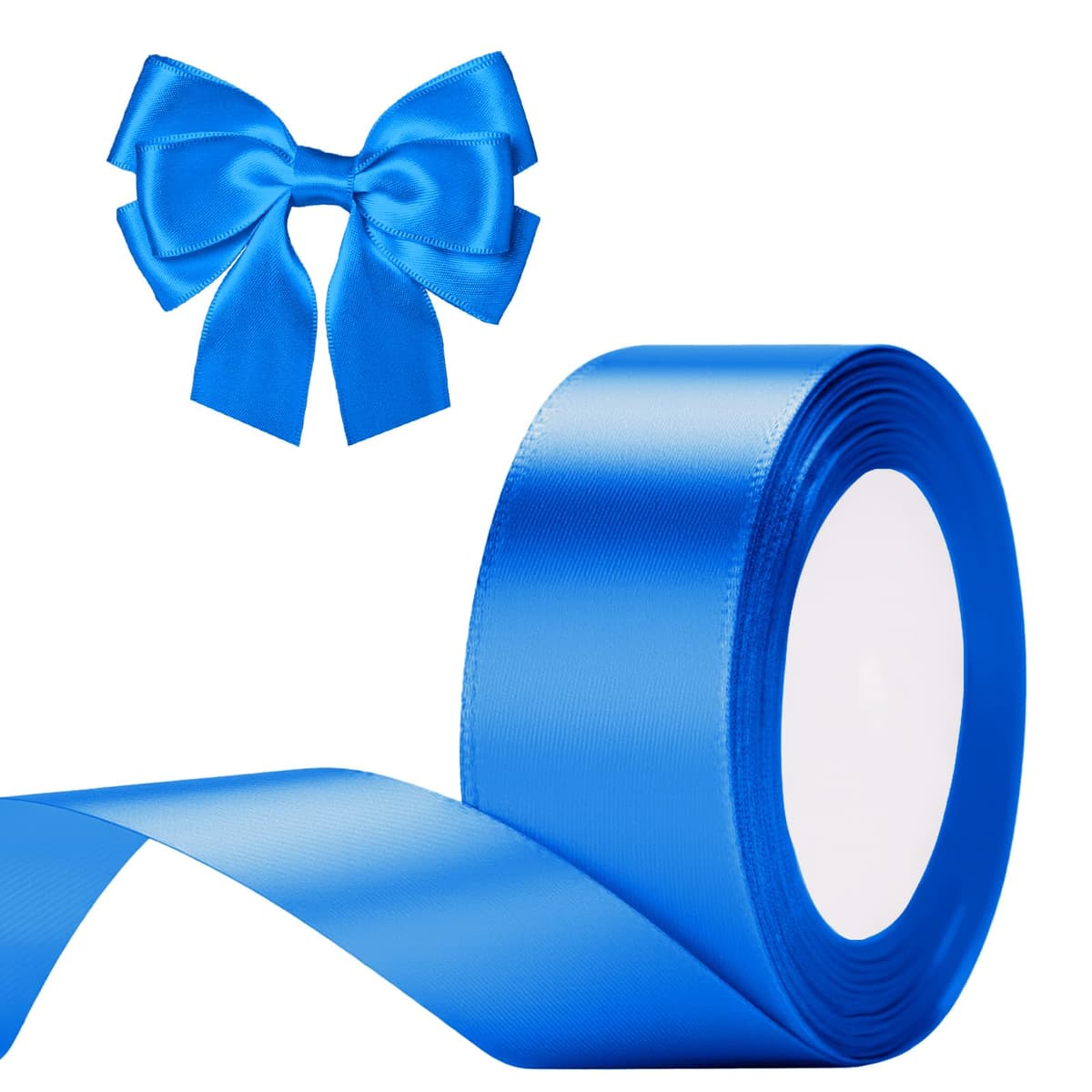G2PLUS Baby Pink Satin Ribbons 10mm: Thick Fabric Gift Wrap Ribbons for Crafting, Party Decoration, 22m — view 76