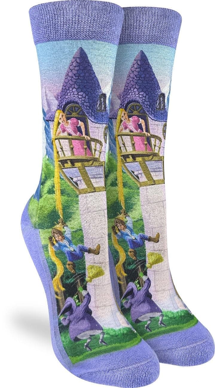 Good Luck Sock Women's Floral Dinosaurs Socks, Shoe Size 5-9 — view 135