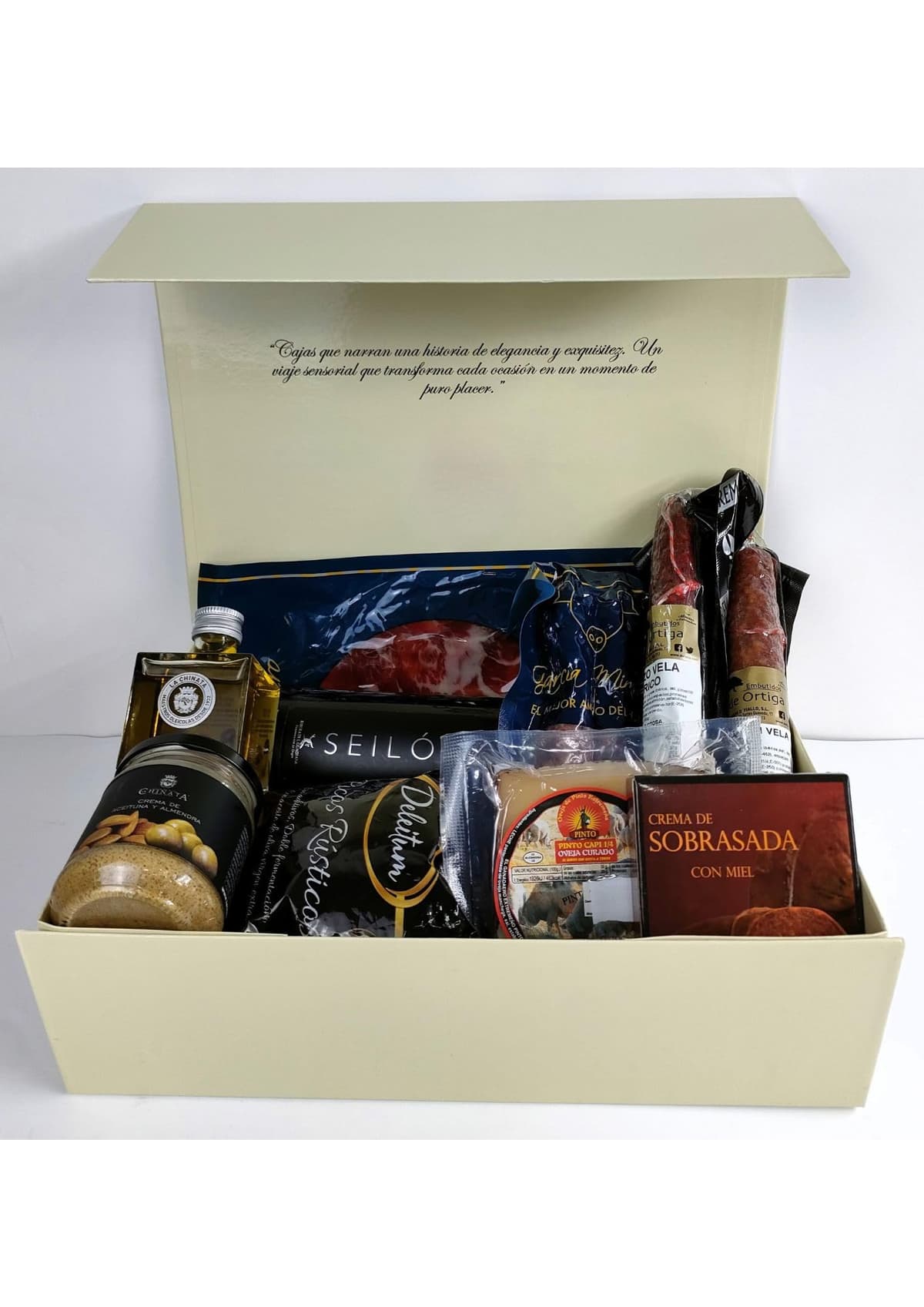 DON GOURMET, Cesta Gourmet para Regalar, Personalizable, Queso curado, jamón ibérico, chorizo ibérico, lote embutidos ibéricos, aceite de oliva, pack ibéricos, Regalo Día de la Madre. (CESTA 6)