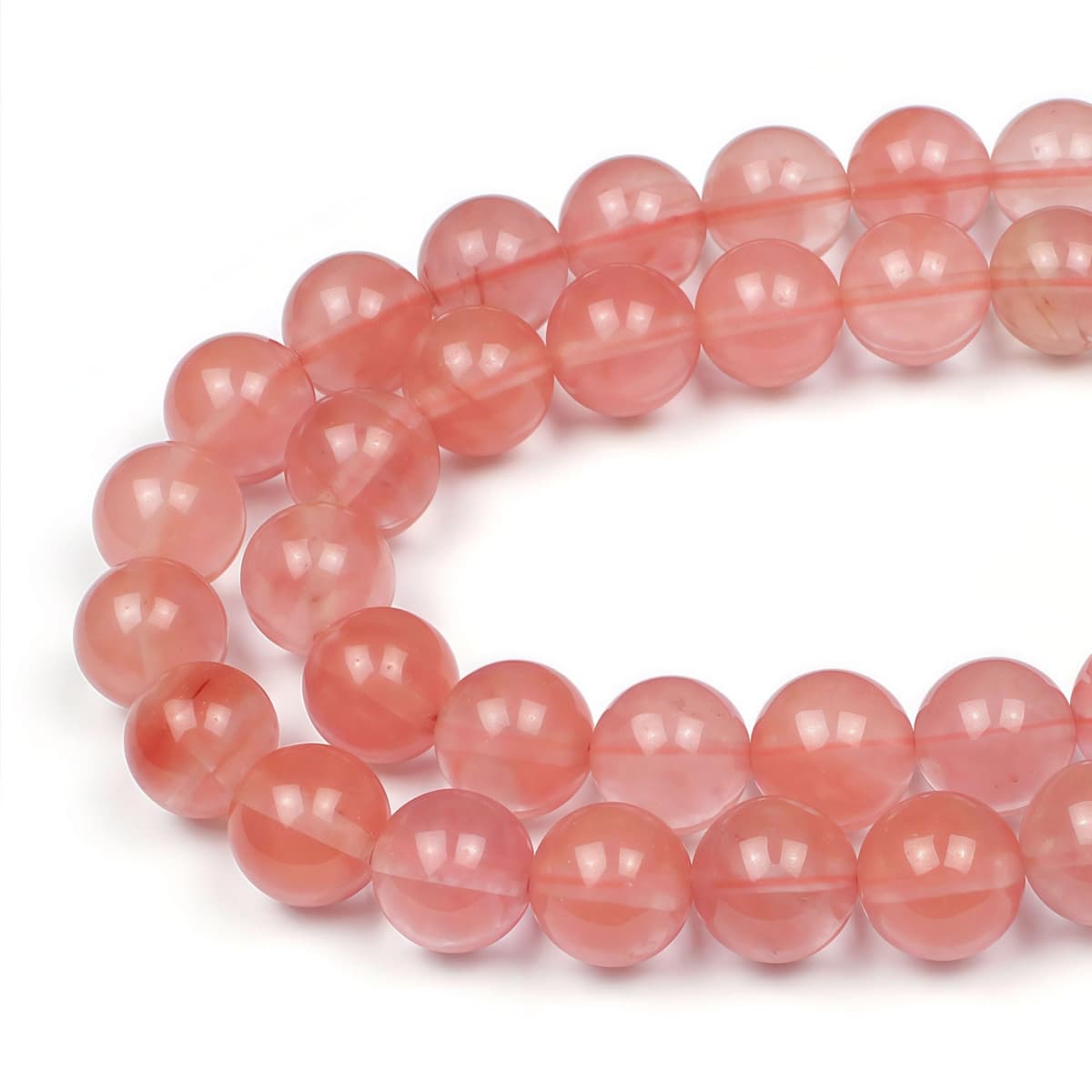 MJDCB 12mm 30 piezas Cuentas de Piedra Turquesa Rojo Sintéticas Redondas Sueltas Piedras Semipreciosas para Hacer Joyas Pulseras Collares — view 21