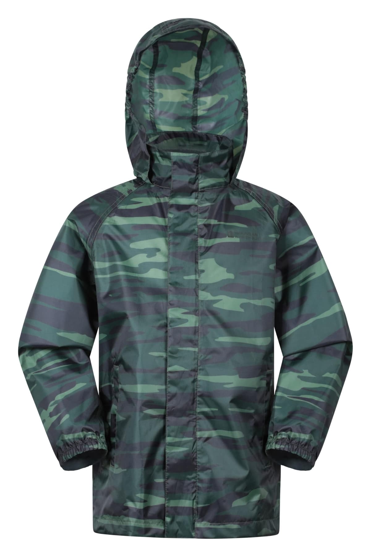 Mountain Warehouse Pakka Kids Waterproof Jacket - Wind Resistant, Lightweight,Breathable Rain Coat for Girls & Boys, Packaway Bag - For Rain, Spring Summer — view 14