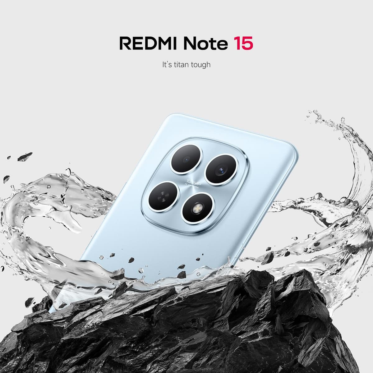 XIAOMI Redmi Note 15, Smartphone 6+128 GB, Massive 6000mAh Battery, Water Resistance, 108MP Super-clear Camera, 6.77" FHD+ Display, Glacier Blue, Warranty 2 years, Charger Not Included — view 11