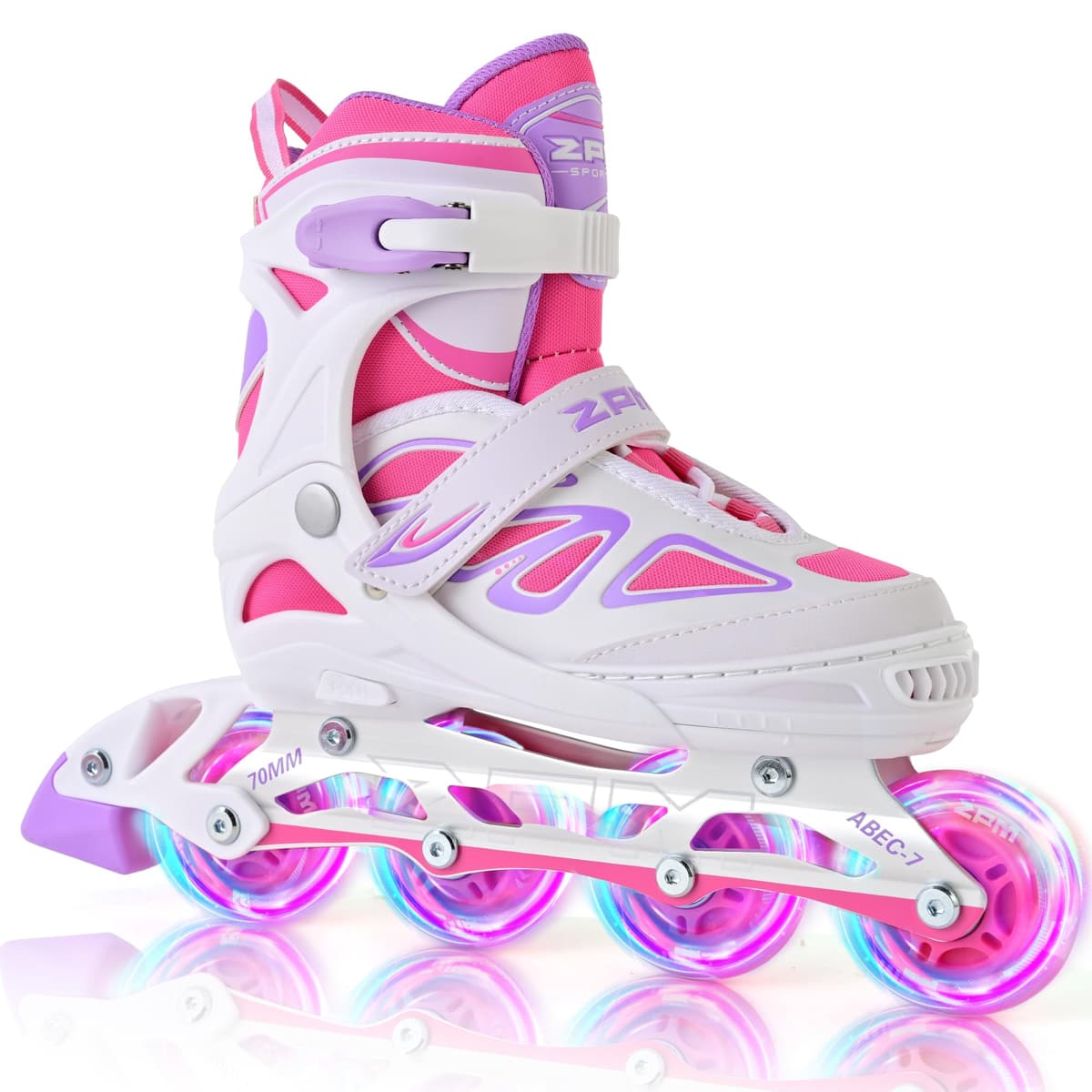 2PM Sports Ajustables Patines en Línea para Niñas y Niños Mujer Hombre, Tallas 30-33, 34-37, 38-41 y 42-44