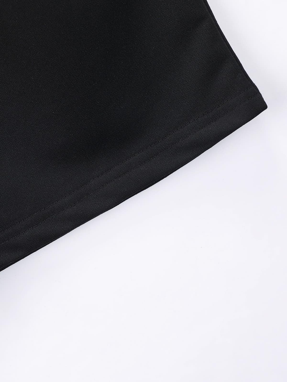 Conjunto de 2 piezas de polo corto con estampado de letras de París para hombre, casual, vacaciones, playa, deportes, atleleeved — view 9