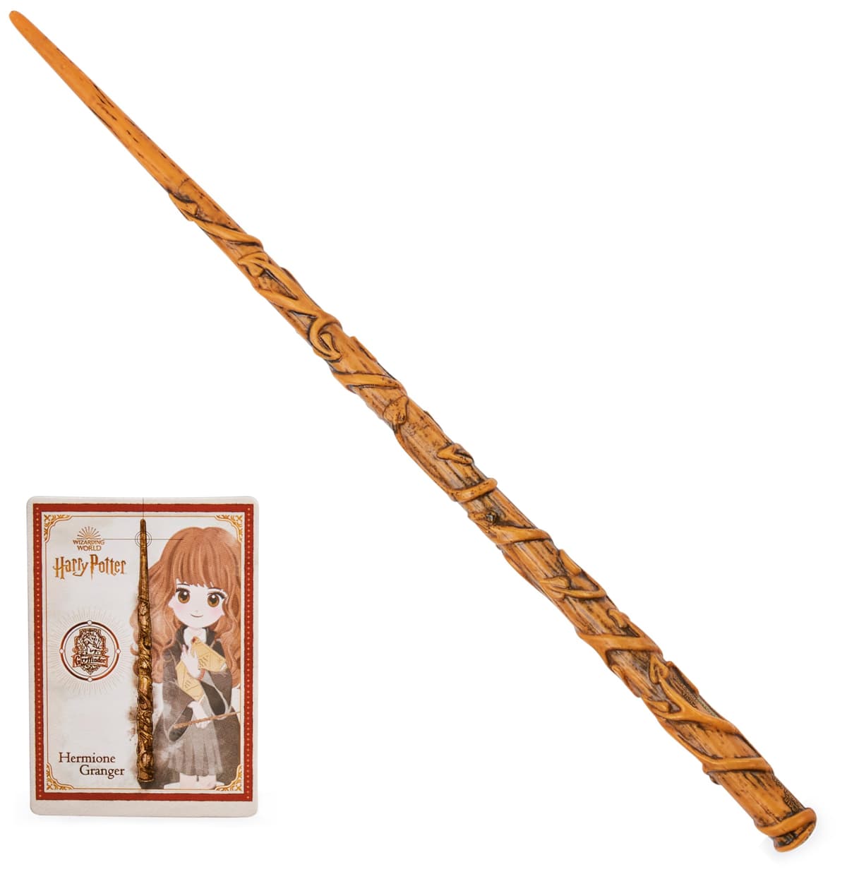 HARRY POTTER-WIZARDING WORLD - VARITA HERMIONE GRANGER DELUXE - Auténtica Varita de Hermione Granger de 30 cm con Tarjeta de Hechizo - 6062057 - Juguetes Niños 6 Años + — view 2
