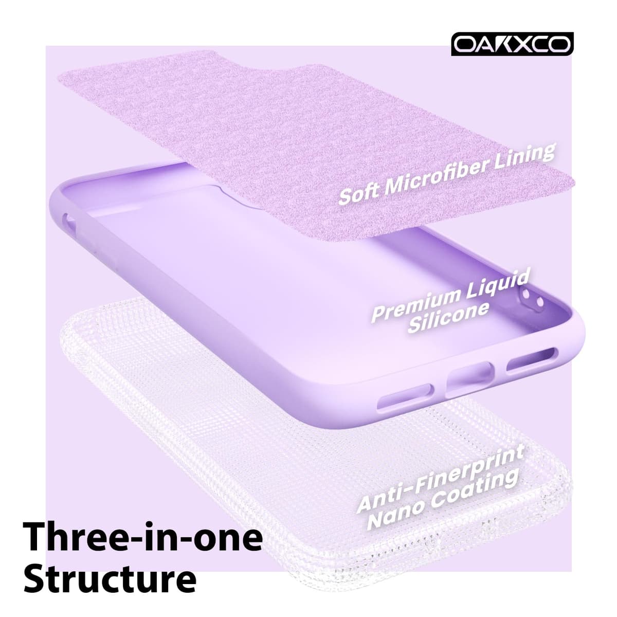 oakxco for iPhone 17 Pro Max Phone Case Liquid Silicone, Cute Thin Slim Grip Soft Rubber Gel for Women Men, Smooth Matte TPU Plain Solid Color Girly Simple Case with Camera Cover, Light Pink — view 891