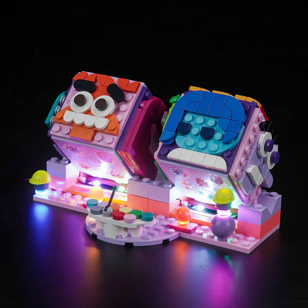 Kit de iluminación LED decorativo para Lego Disney 43248 Inside Out 2 Mood cubos de ambiente de Pixar (modelo Lego no incluido), juguetes creativos — view 3