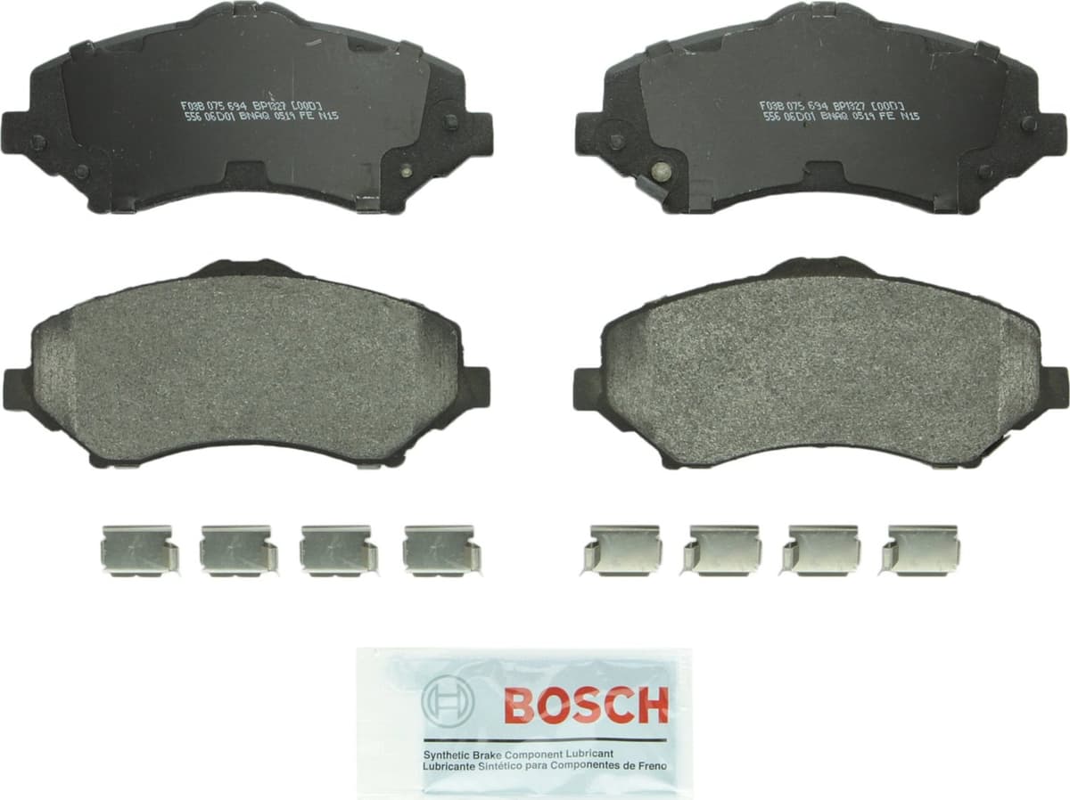 Bosch BC914 QuietCast Premium Ceramic Disc Brake Pad Set For: Acura ILX; Honda Accord, Civic, CR-V, Element, Fit, Front — view 206
