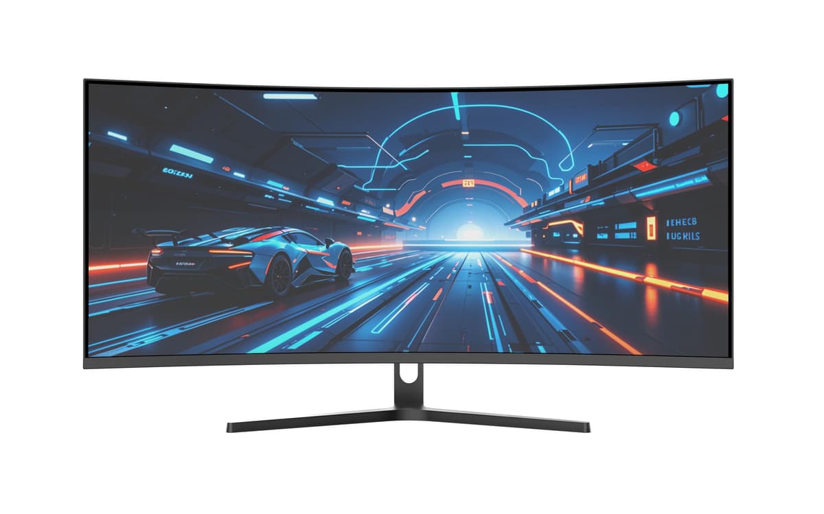 Amzfast 34 Inch Curved Gaming Monitor, 3440x1440p UWQHD, 240Hz, 1ms MPRT, 1500R Curved Screen, Adaptive Sync, HDR, 3000:1 Contrast, 130% sRGB, HDMI2.1&DP1.4, VESA 75x75mm, PIP/PBP, AMZG34C5Q Pro — view 11