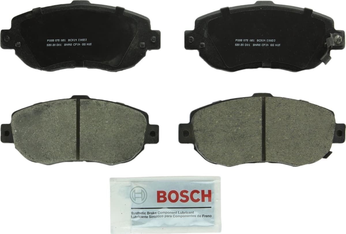 Bosch BC914 QuietCast Premium Ceramic Disc Brake Pad Set For: Acura ILX; Honda Accord, Civic, CR-V, Element, Fit, Front — view 64
