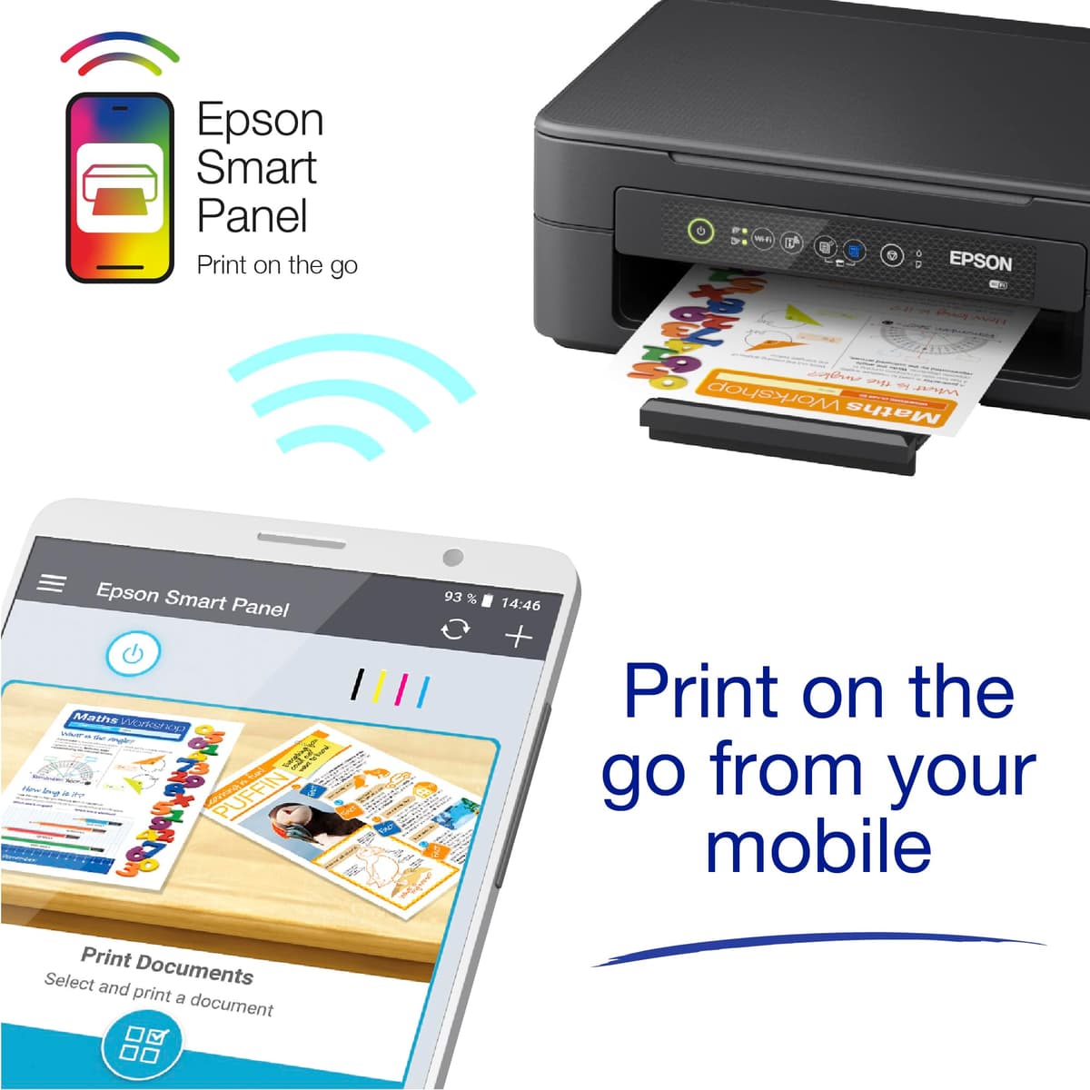 Epson Expression Home XP-2200 3-in-1 Ink Multifunction Printer, Scanner, Copier, WiFi, 1440dpi, A4 — view 4