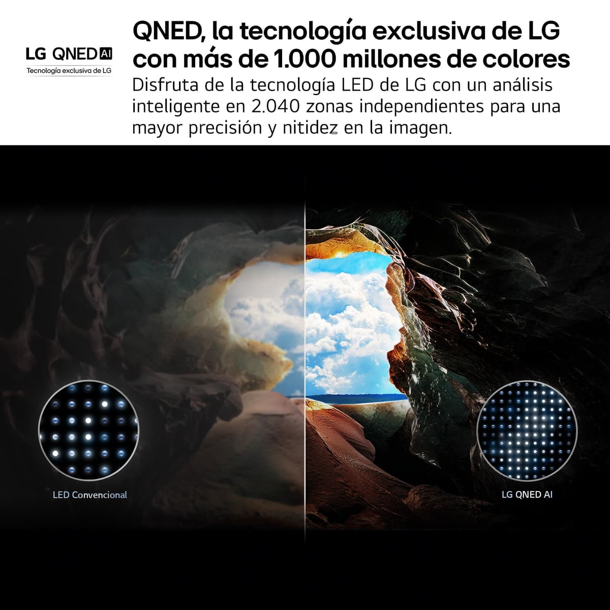 LG 65QNED84A6C – TV 65", QNED 4K, Smart TV, WebOS 25, Super Upscaling, Dolby Vision and Atmos, Alexa/Google Assistant, Black — view 4