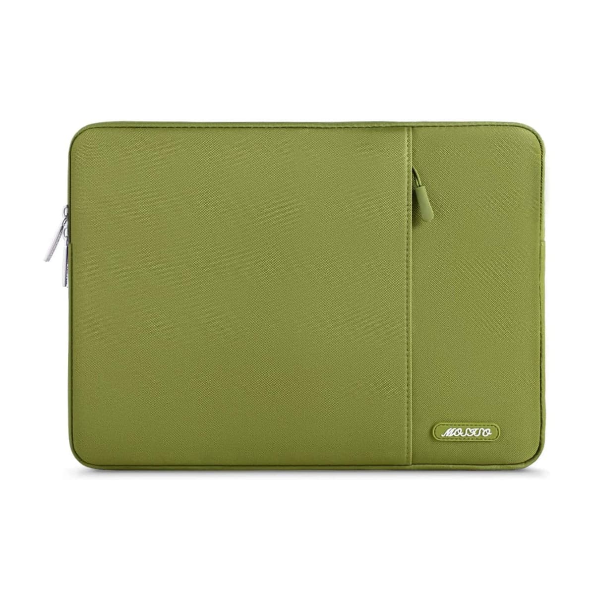 MOSISO Laptop Case 13.3 inch, 13-13.3 inch Laptop Sleeve Compatible with MacBook Air/Pro 13/Pro 14 M5 M4 M3 M2 M1, HP Dell ASUS Lenovo,Polyester Vertical Computer Sleeve Bag with Pocket, Gray — view 45