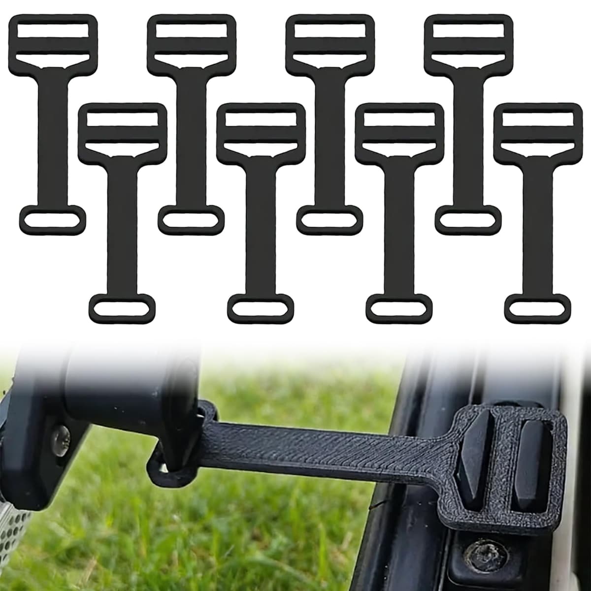 8 soportes para ventana de caravana, soportes ajustables para ventilación de ventana para ventanas de caravana, apertura segura para mejorar la circulación del aire, se adapta a cierres estándar/la