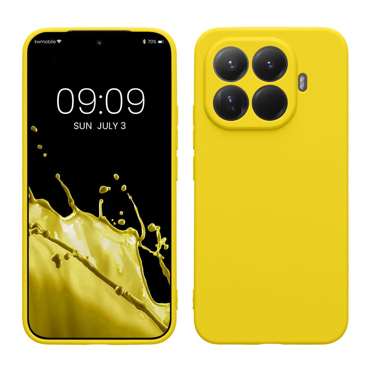 kwmobile Carcasa Compatible con Xiaomi Redmi Note 14 Pro 5G / Poco X7 Funda - Funda Ultrafina de TPU con Bordes elevados - Lavanda Metalizado — view 53