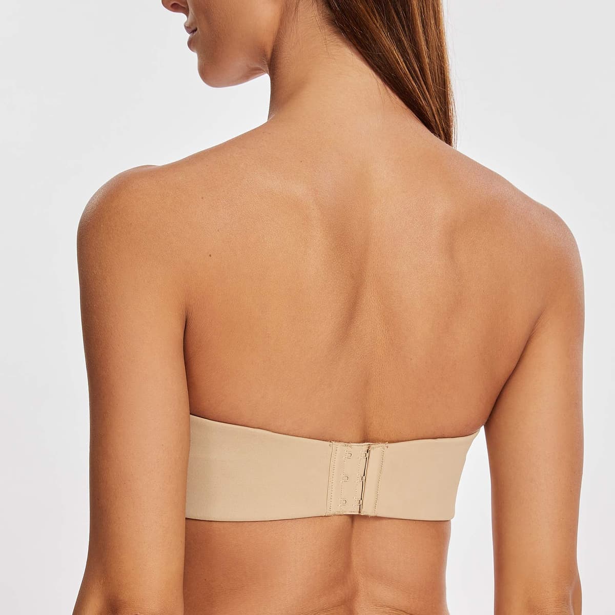 MELENECA Women's Strapless Minimizer Multiway for Large Bust Unlined Seemless Underwire Bandeau Bra — view 2
