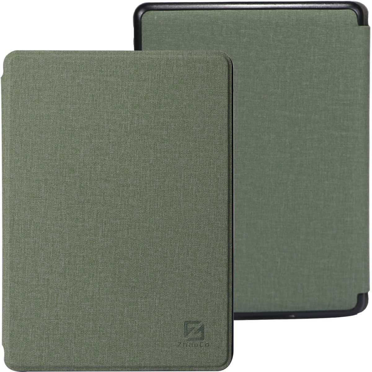 ZhaoCo Funda para Kindle Paperwhite de 6,8 Pulgadas 11.ª Generación 2021 y Kindle Paperwhite Signature Edition E-Reader con Auto-Sueño/Estela - Verde Azulado