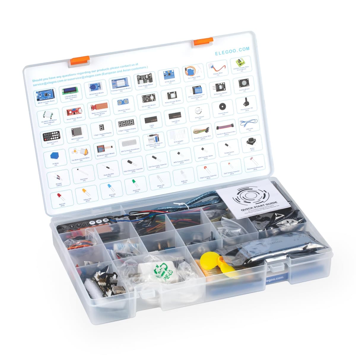 ELEGOO Mega R3 Project The Most Complete Ultimate Starter Kit Barebone PCs Compatible with Arduino IDE with Tutorial — view 2