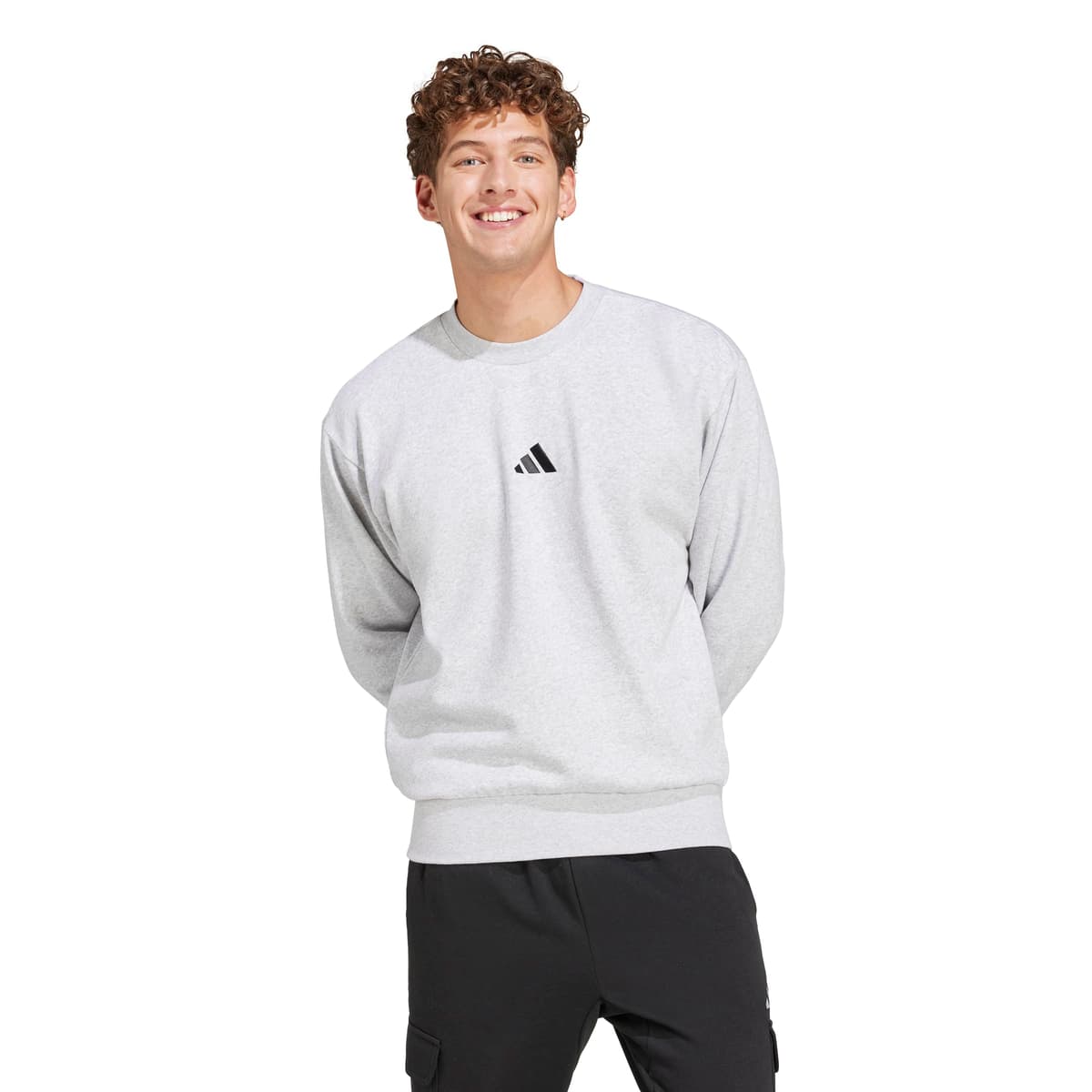 Adidas Hombre Essentials FEELCOZY Fleece Sweatshirt — view 15