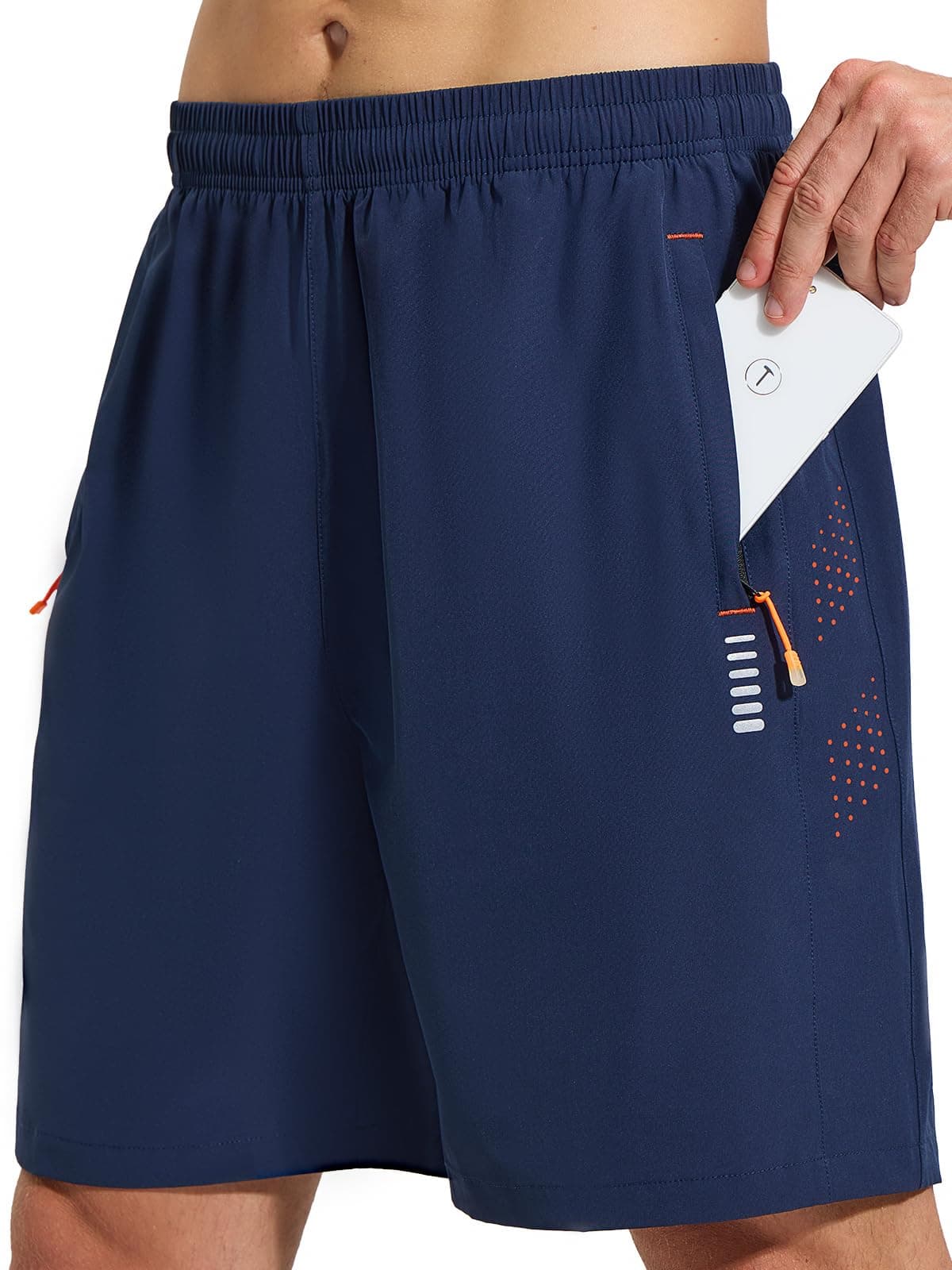 Cimic Pantalon Corto Hombre para con Bolsillo, Transpirables de Secado Rápido Correr Ropa Deportiva Hombre, Gym, Fitness,Tenis — view 12