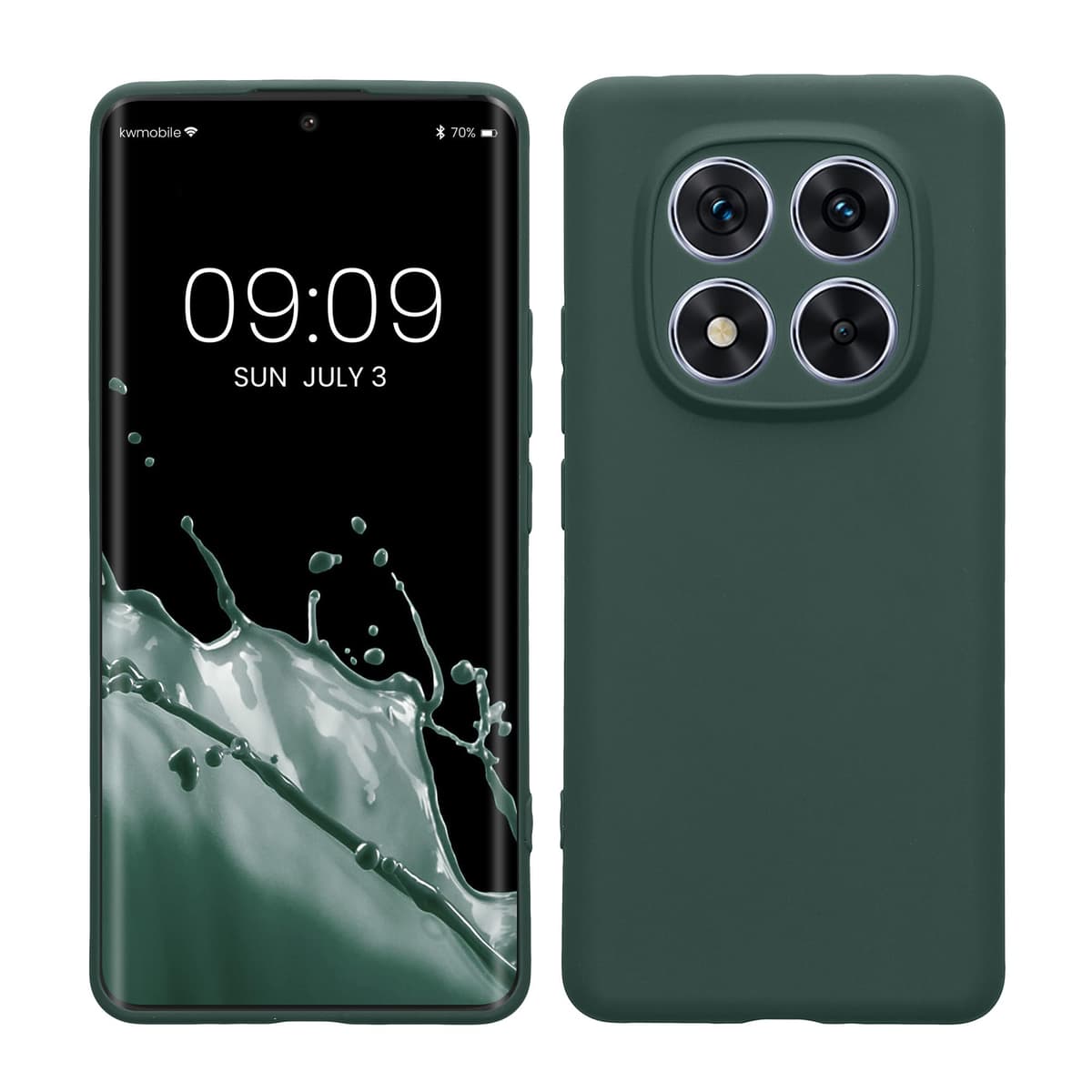 kwmobile Carcasa Compatible con Xiaomi Redmi Note 14 Pro 5G / Poco X7 Funda - Funda Ultrafina de TPU con Bordes elevados - Lavanda Metalizado — view 42