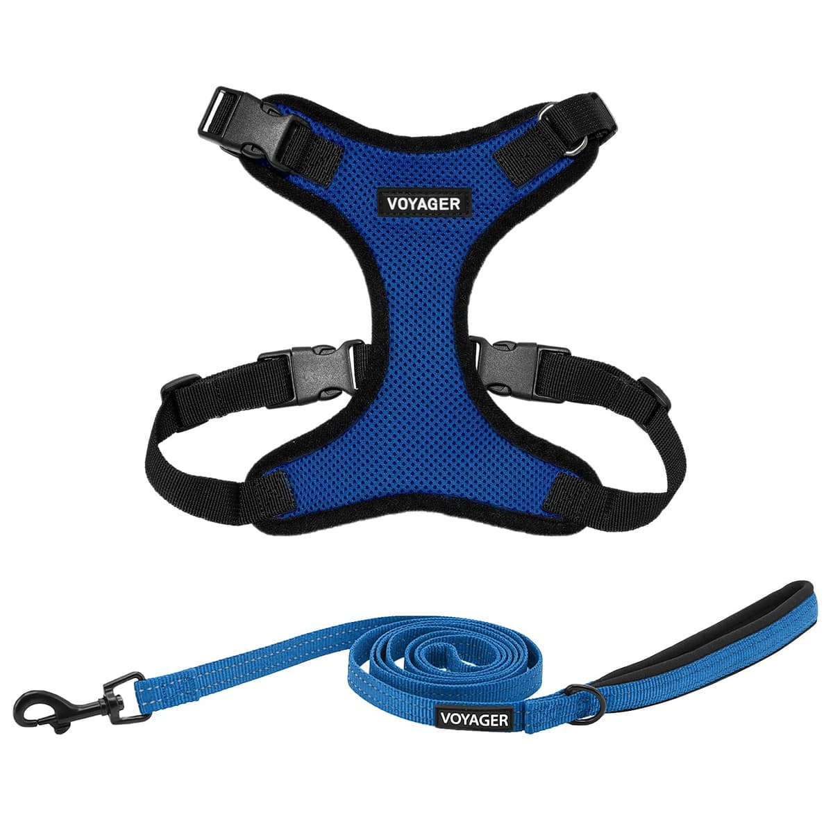 Best Pet Supplies Voyager Step-in Lock Pet Harness – All Weather Mesh, Adjustable Step in Harness for Cats and Dogs Turquoise (Matching Trim), XL (Chest: 22-36") — view 103