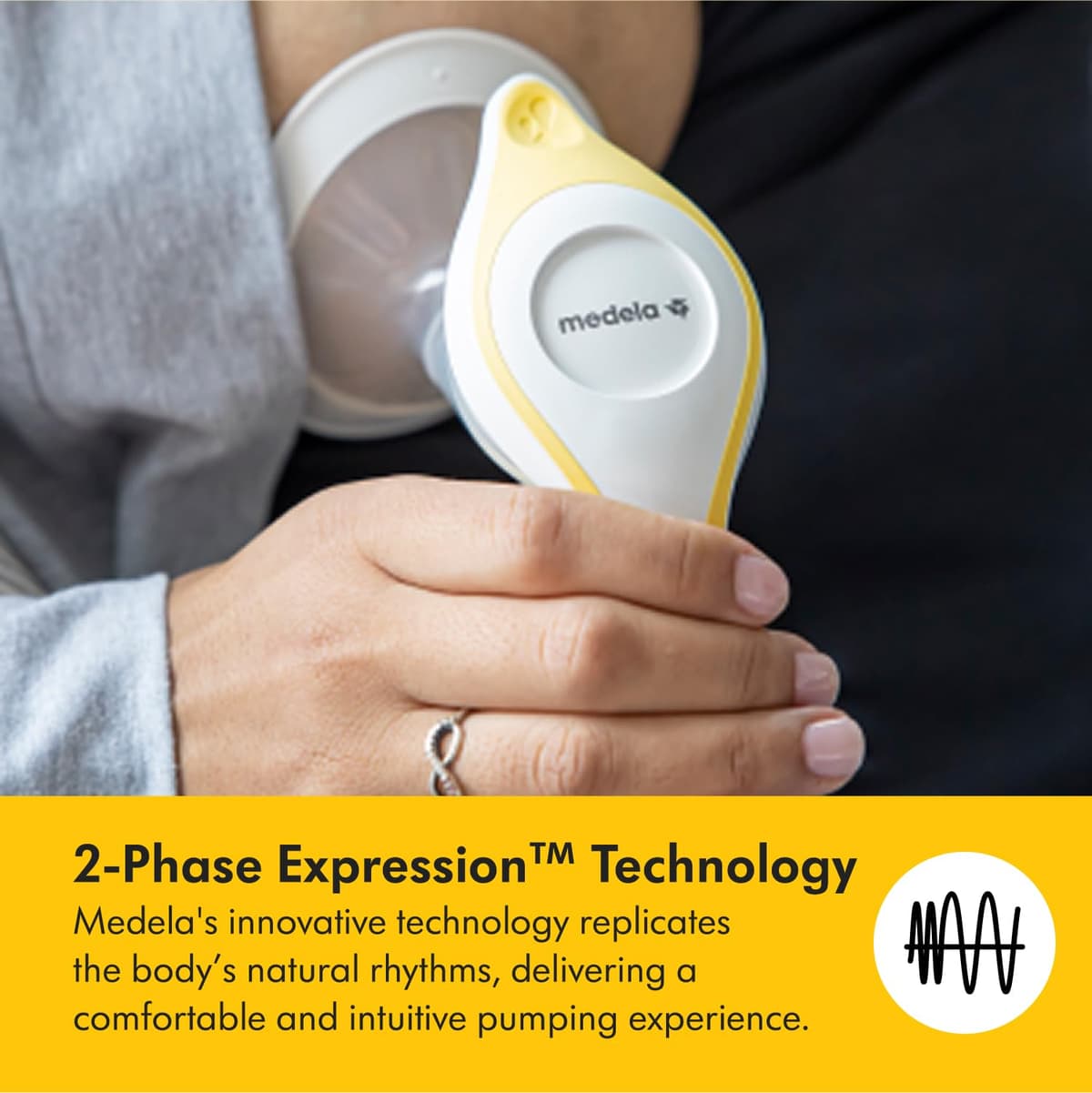 Medela Harmony Manual Breast Pump, Compact Swiss Design with PersonaFit Flex Shields and Medela's 2-Phase Expression Technology — view 7