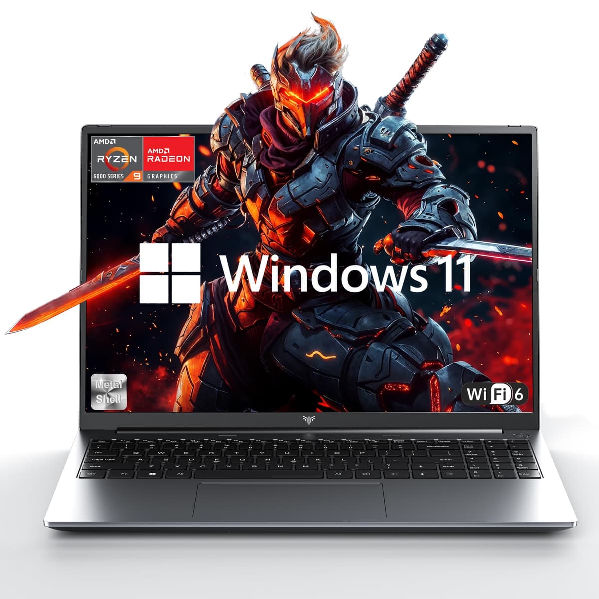 KAIGERR Light Gaming Laptop, 1TB NVMe SSD 16GB RAM Laptop Computer with AMD Ryzen 7 5825U(8C/16T, Up to 4.5GHz), 15.6inch Windows 11 Laptop, Radeon RX Vega 8 Graphics,WiFi 6 for Creative & Business — view 9