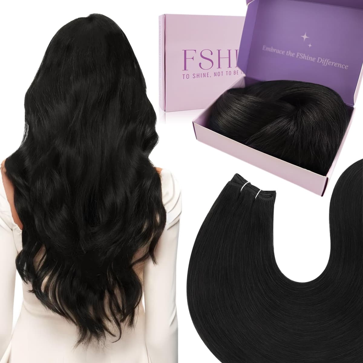 Fshine Clip in Hair Extensions Human Hair Copper Hair Extensions 18 Inch 120 g 7 pcs Color 330 Natural Straight Hair Extensions for Women Real Human Hair — view 20