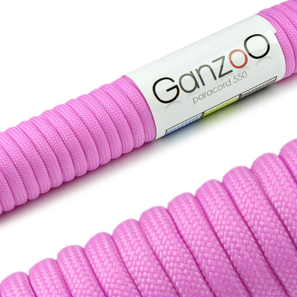 Ganzoo Paracord 550, Cuerda de 4 mm, 30 Metros, Poliéster, Tipo 3-7 Hilos Interiores, Correa de Perro Collar Pulsera, Camping Supervivencia y Cuerda Multiusos, Verde Oscuro — view 40