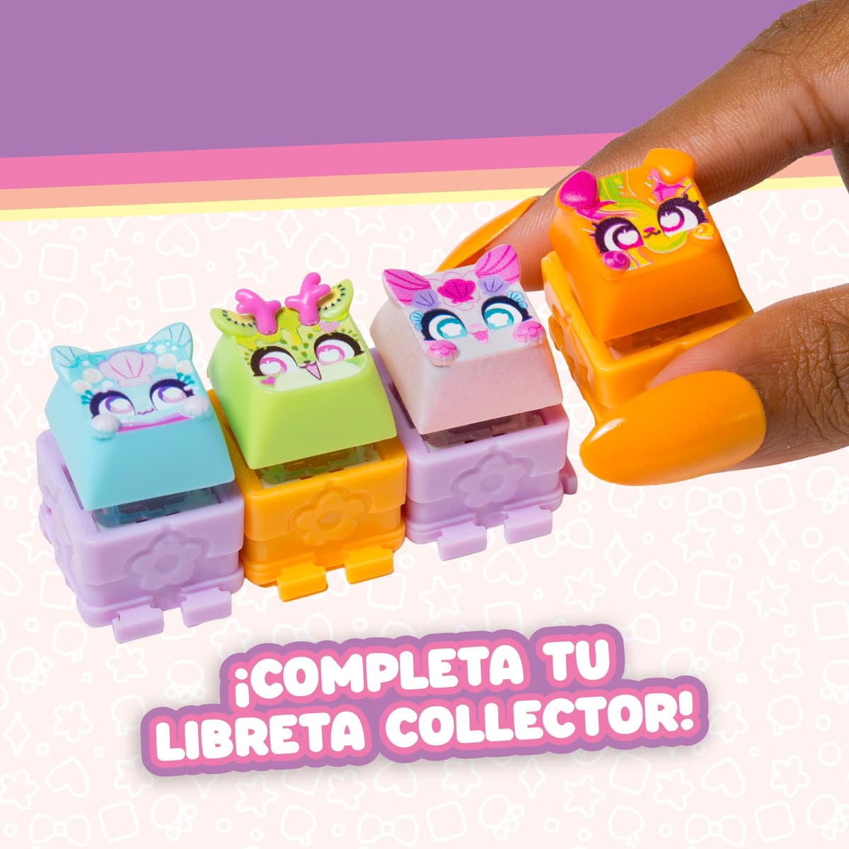 Bizak Clickeez Multi Pack 5 Serie 2, Pack 5 Teclas coleccionables con Llavero, más de 70 Modelos nuevos, Conecta e intercambia,a Partir de 6 años (64554110) — view 6