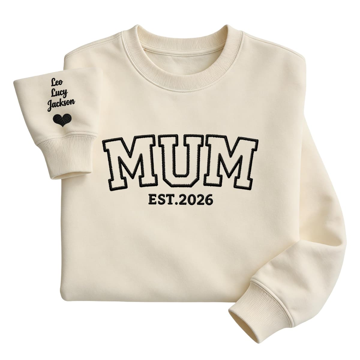 Sudadera Bordada Personalizada para Mamá, Sudadera Bordada Mama Personalizadas, Sudaderas con Capucha Personalizadas Bordadas, Regalos Hoodie para Nueva Mamá, Día de la Madre, Cumpleaños — view 11