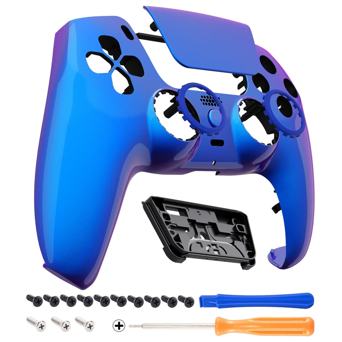 eXtremeRate Luna Rediseñado Carcasa Frontal con Panel Táctil Compatible con ps5 BDM-010 BDM-020 BDM-030 BDM-040 Carcasa Delantera Placa Frontal Funda Portectora Compatible con ps5(Efectivo de $100) — view 56