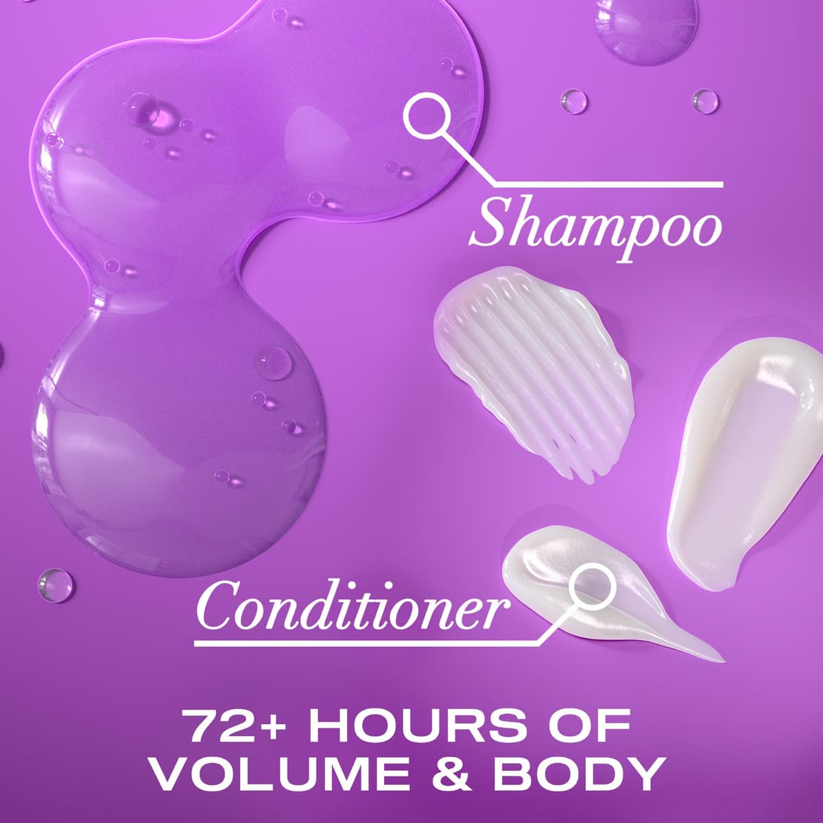 OGX Biotin and Collagen Volumising Hair Shampoo, Thick and Full, with Vitamin B7 Biotin, and Collagen, for Fine Hair, Sulfate Free Surfactants, 385ml — view 6