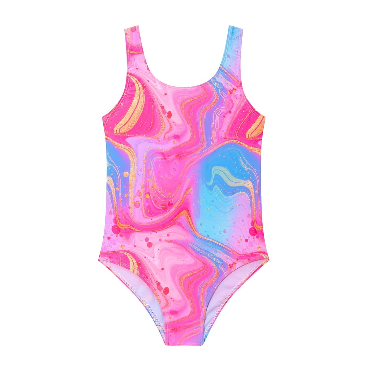 Ewbob Girls One Piece Swimsuit Quick Dry Swimwear Swimming Costume Beach Bathing Suit for Kids — view 7