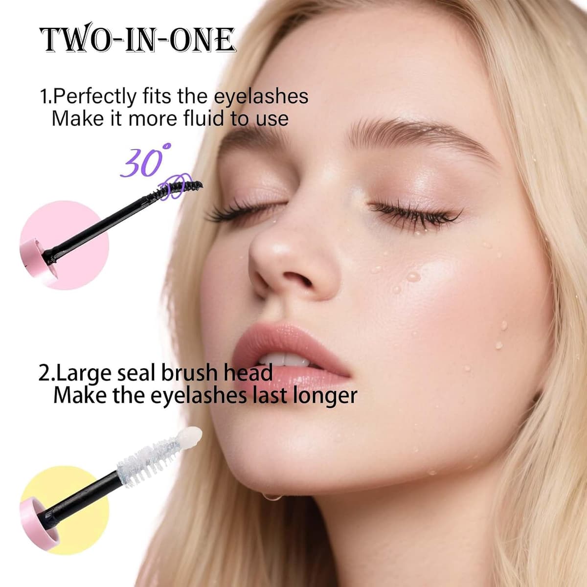 2-in-1 Lash Bond & Seal, Strong Hold Cluster Lash Glue for DIY Eyelash Extensions, Individual-Lashes Glue for Sensitive Eyes — view 2