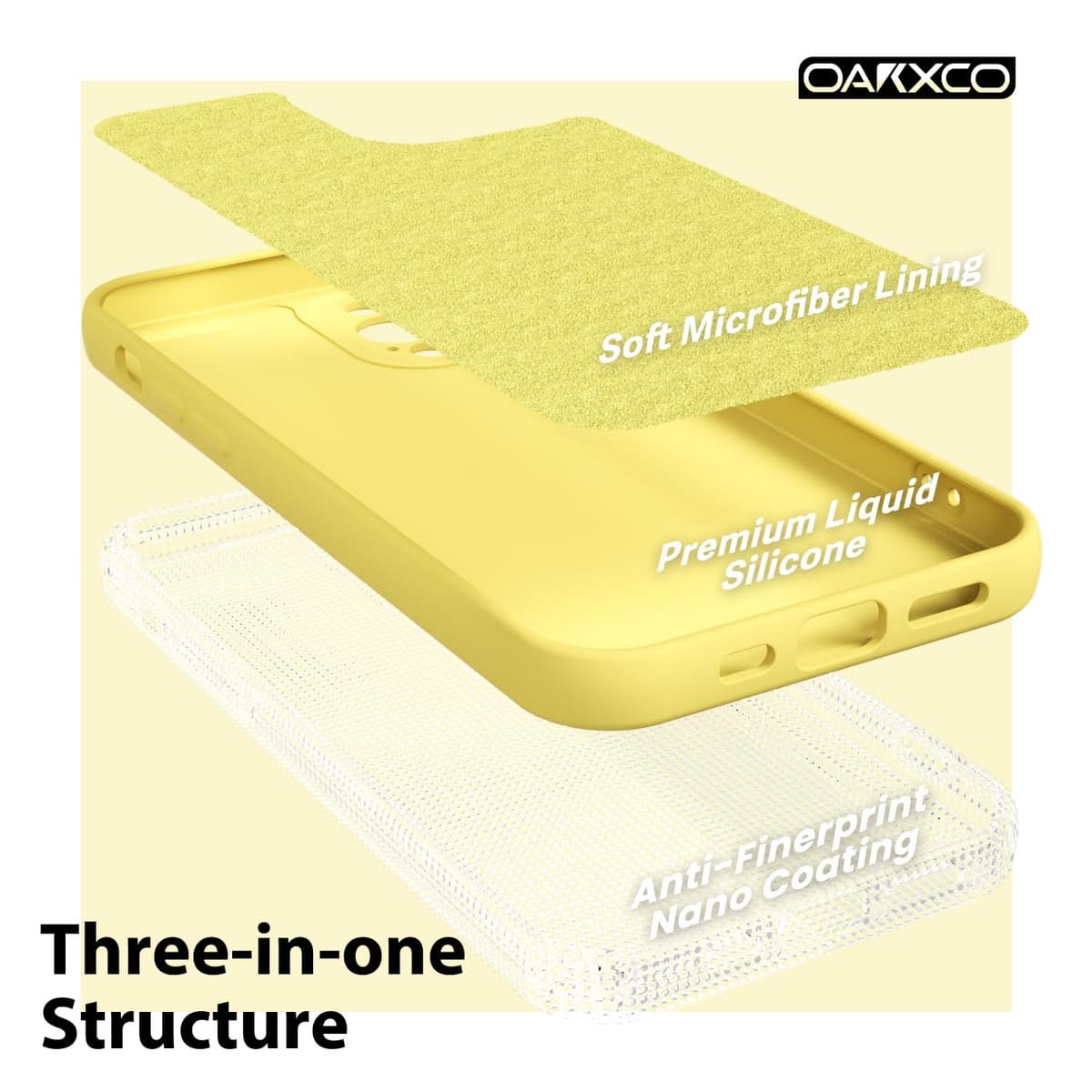 oakxco for iPhone 17 Pro Max Phone Case Liquid Silicone, Cute Thin Slim Grip Soft Rubber Gel for Women Men, Smooth Matte TPU Plain Solid Color Girly Simple Case with Camera Cover, Light Pink — view 1918