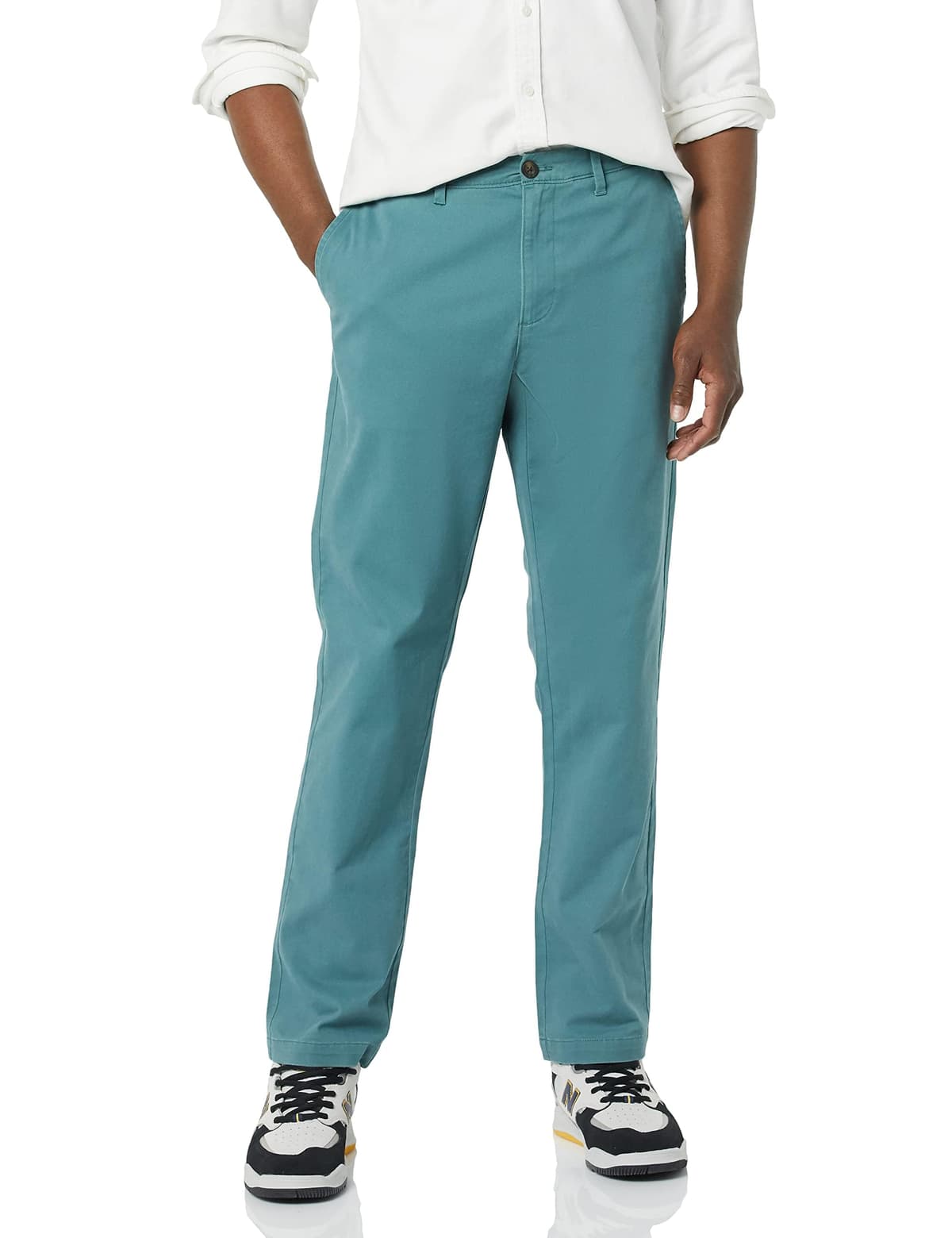 Amazon Essentials Men's Athletic Fit Casual Stretch Chino Work Trousers (Available in Big & Tall) — view 18
