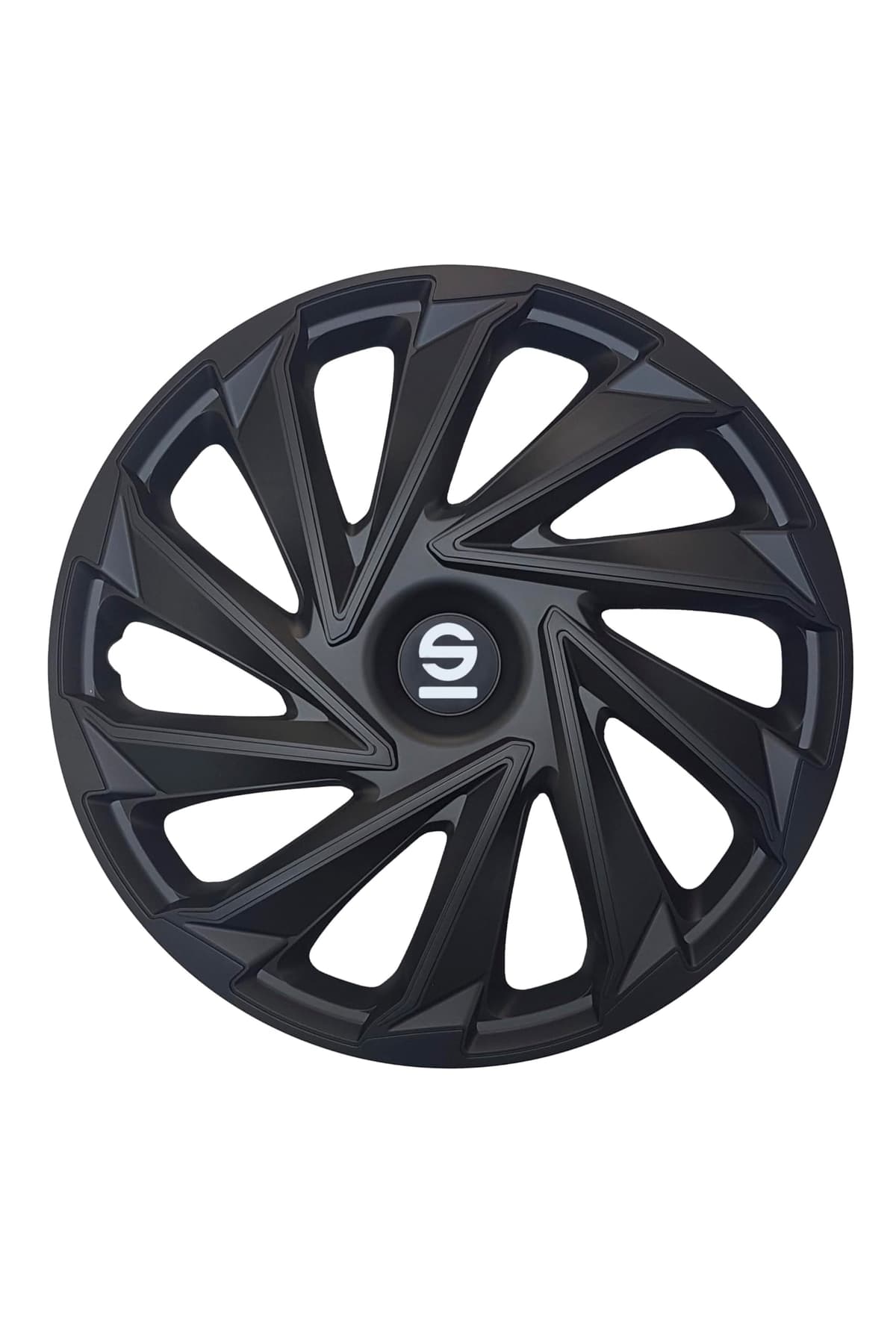 Sparco SPC1491BKSV Tapacubos Lazio, Negro/Plata, Set de 4, 14 pulgadas — view 23
