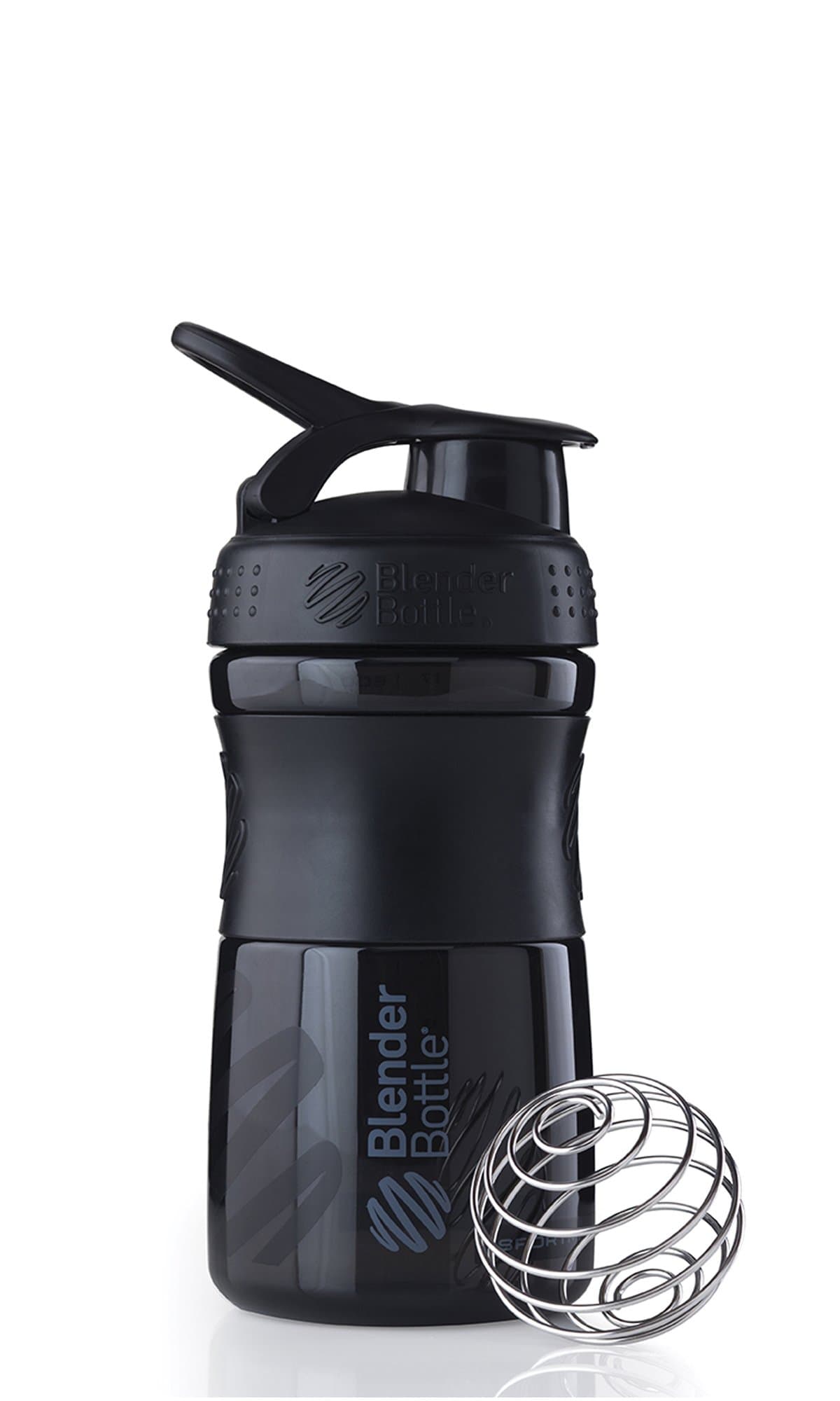BlenderBottle Sportmixer Botella de Agua | Botella mezcladora de Batidos de proteínas | con batidor Blenderball | Libre de BPA | Tritan