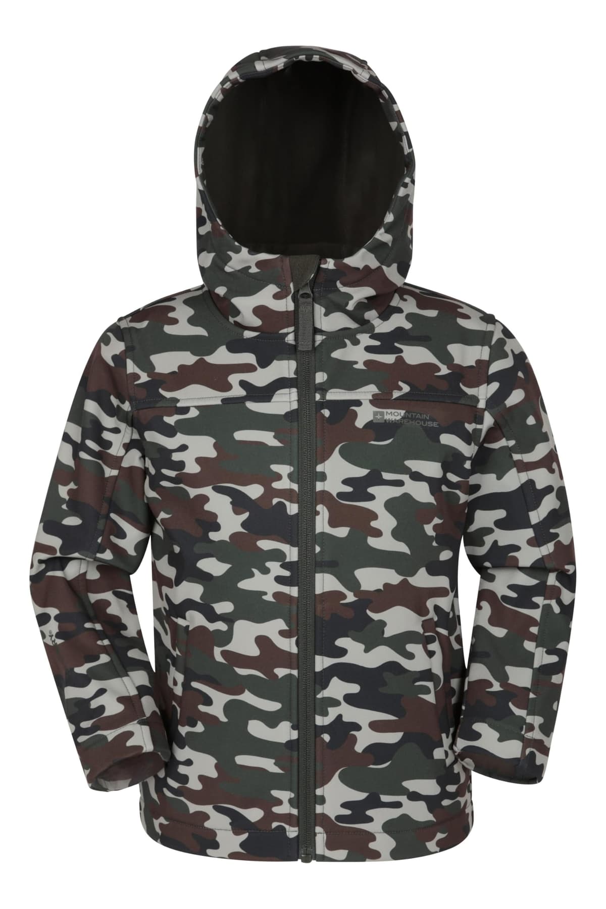 Mountain Warehouse Exodus Kids Softshell Jacket - Breathable, Wind & Water Resistant, Fleece Lined Coat, For Boys & Girls - Best For Sping Summer & Hiking — view 28