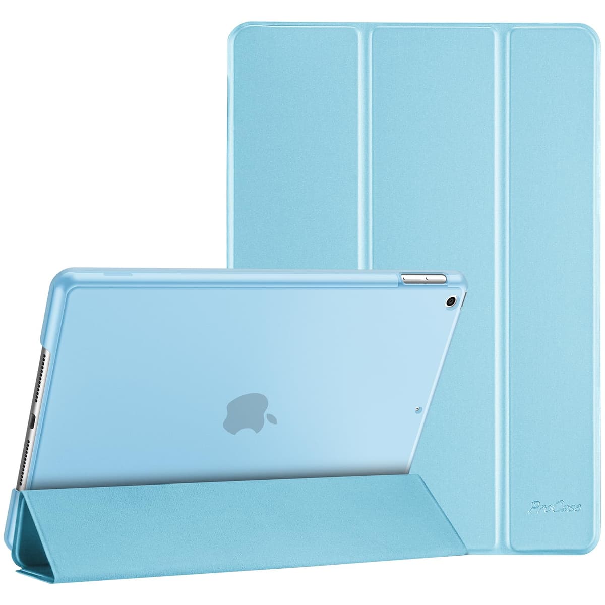 ProCase for iPad 9th/ 8th/ 7th Generation Case 10.2 Inch (2021/2020/2019 Release), 10.2 iPad Case 9th/ 8th/ 7th Gen Cover, Slim Smart Cover with Translucent Hard Shell Back -AntiqueMoss — view 9