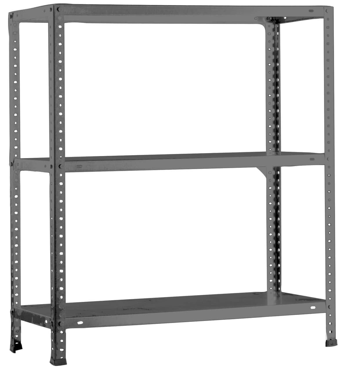 Simon Rack Estanteria Metalica 900x900x400 mm, 3 Alturas, Bandeja Metal, 75 kg de Punto Flexión, Estanteria Almacenaje, Gris - Advantage — view 5