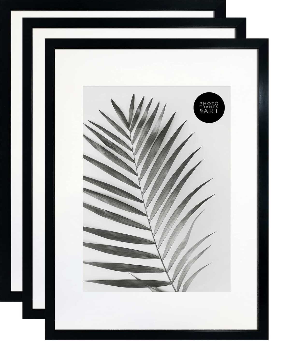 pf+a REAL GLASS A3 Black Frame Glass - PREMIUM A3 Picture Frame Black - Oxford A3 Print Portrait and Landscape Display — view 15