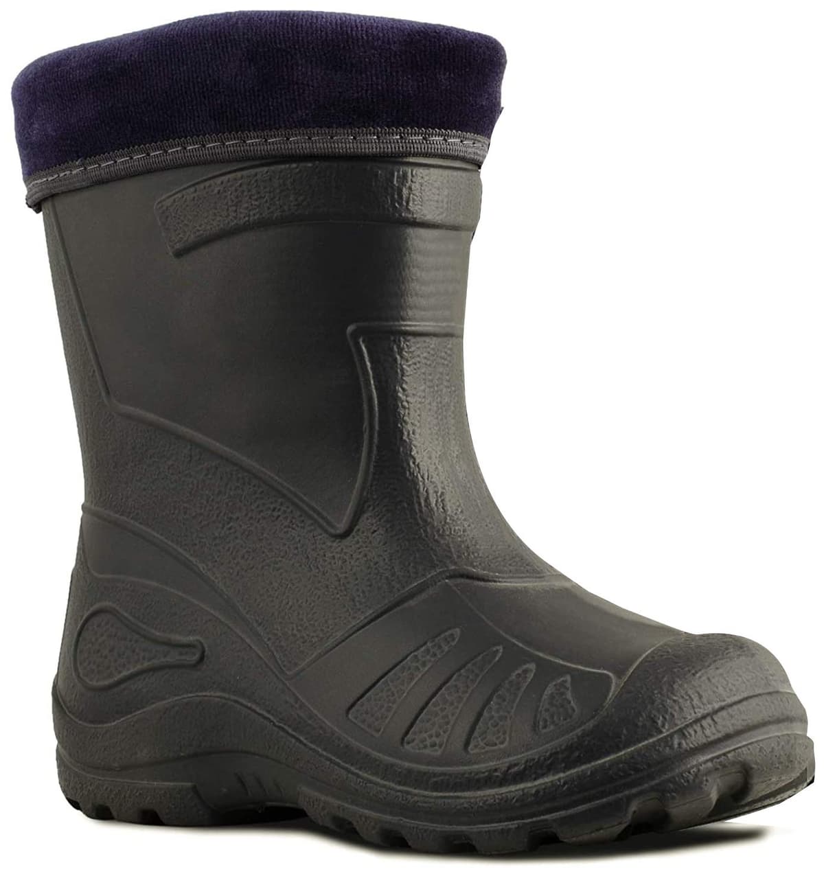Ultra Light EVA Kids Girls Wellington Boots Rainy Snow Wellies Red Very Warm Liners — view 3