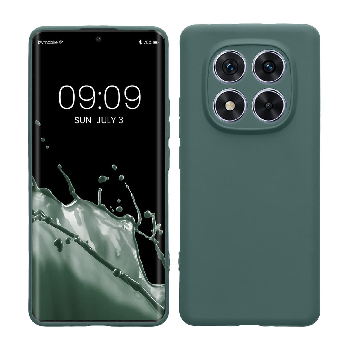 kwmobile Carcasa Compatible con Xiaomi Redmi Note 14 Pro 5G / Poco X7 Funda - Funda Ultrafina de TPU con Bordes elevados - Lavanda Metalizado — view 86