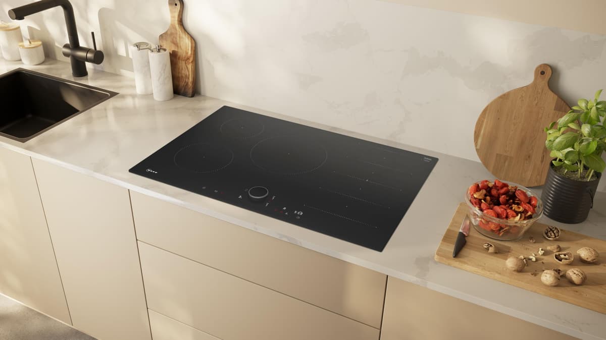 Neff T68FUV4L0 N 90, Built-in Induction hob 80 cm Black — view 3